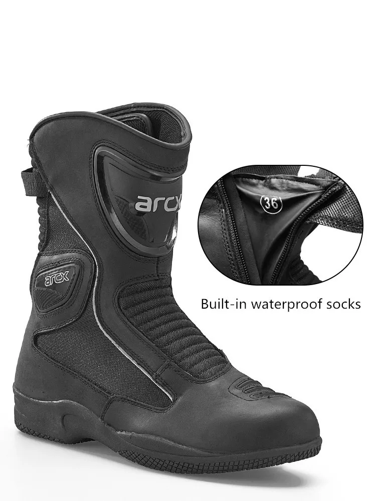 Сапоги Yakushi мужские для езды на мотоцикле водонепроницаемая обувь Всесезонная