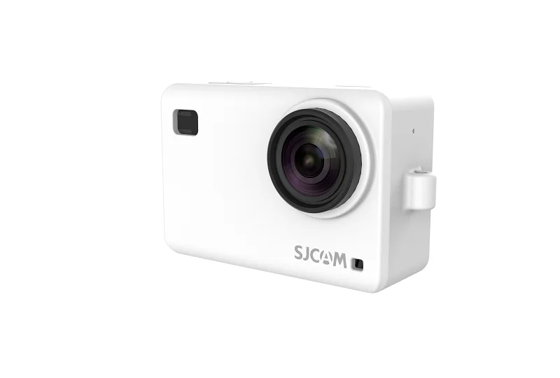 silicone case white SJCAM SJ8 Pro/Plus крышка объектива/крышка экрана стеклянная пленка УФ фильтр сумка SJ8 водонепроницаемый чехол для дайвинга Экшн-камера Clownfish - Цвет: silicone case white