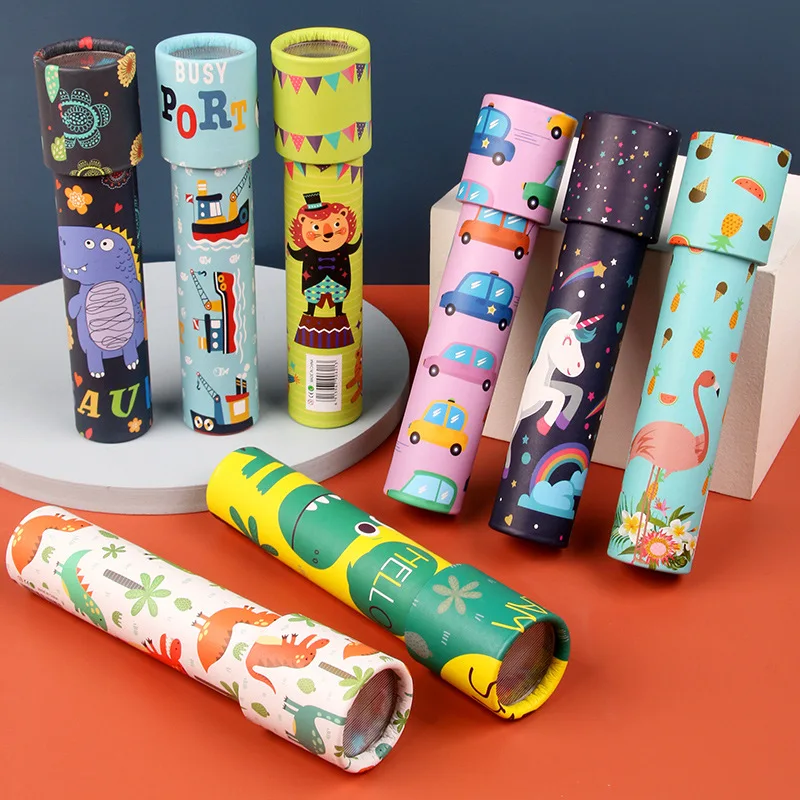

FEOOE Interactive Logical Rotating Kaleidoscope Magic Classic Educational Toys for Kids Imaginative Cartoon Children LCH