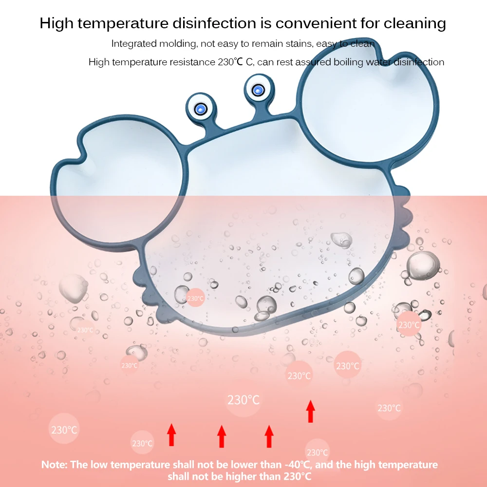 

Baby Silicone Plate Kids Bowl Plates Baby Feeding Silicone Bowl Baby Silica Gel Dishes Kids Tableware Cartoon Baby Silicone Bowl