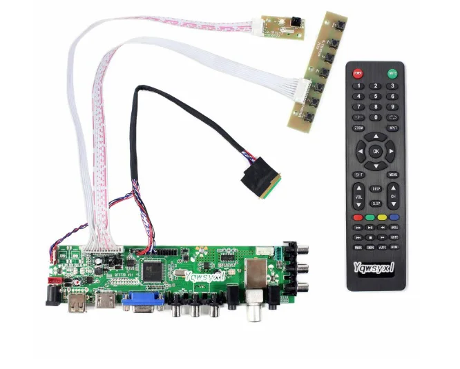 3663 цифровой сигнал DVB-C DVB-T2 DVB-T комплект для N173FGE-L23 ЖК-ТВ контроллер плата драйвера