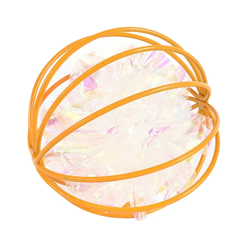 Cat Toys Hollow Ball Colorful Squeaky Paper Affordable For Cats Kitten Playing Funny Interactive Rolling Toy | Дом и сад