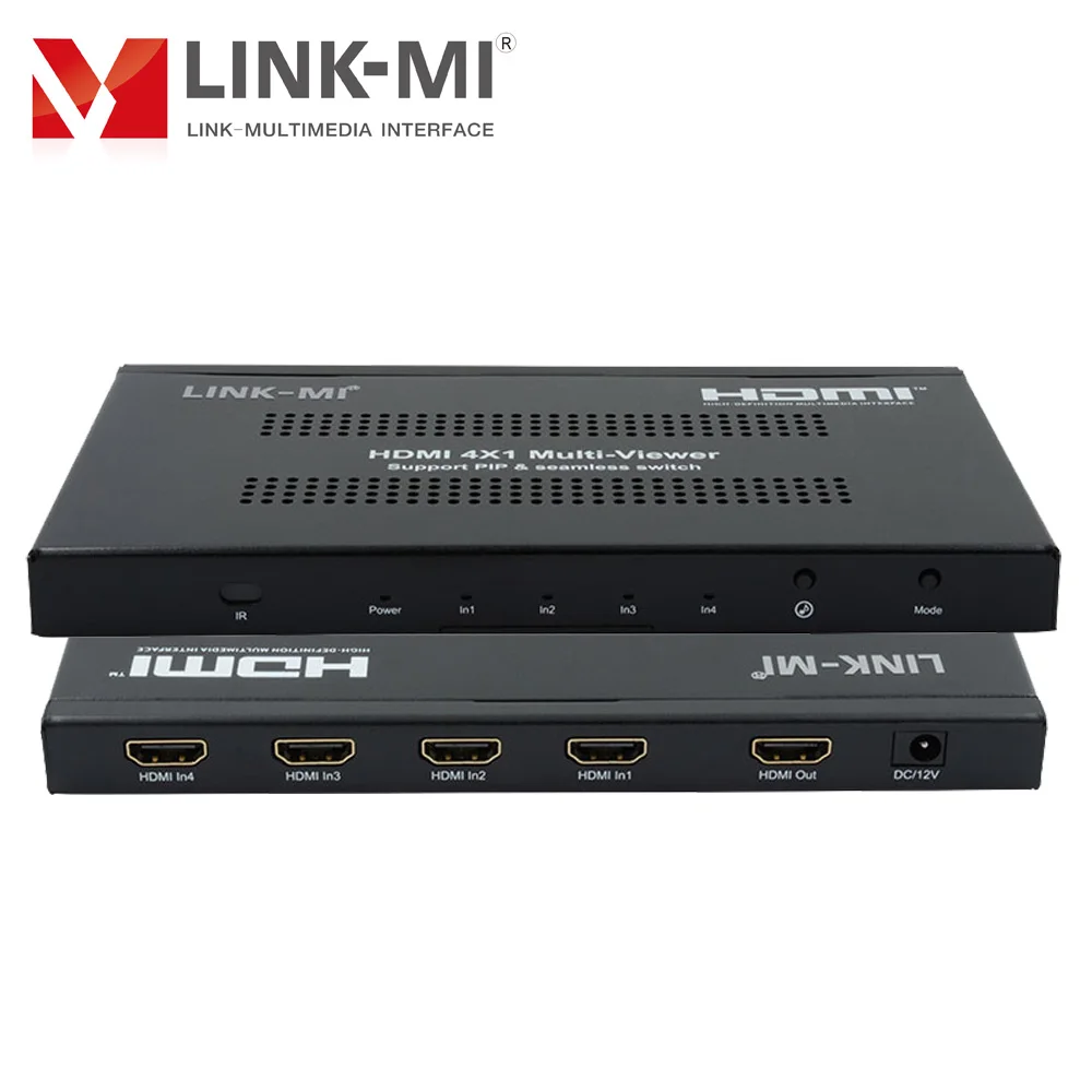 Фото Мультипросмотр 4X1 HDMI, 1080P/60 Гц, бесшовный переключатель аудио-видео без черного экрана, переключатель 4 в 1, мультивар 4X1 №4