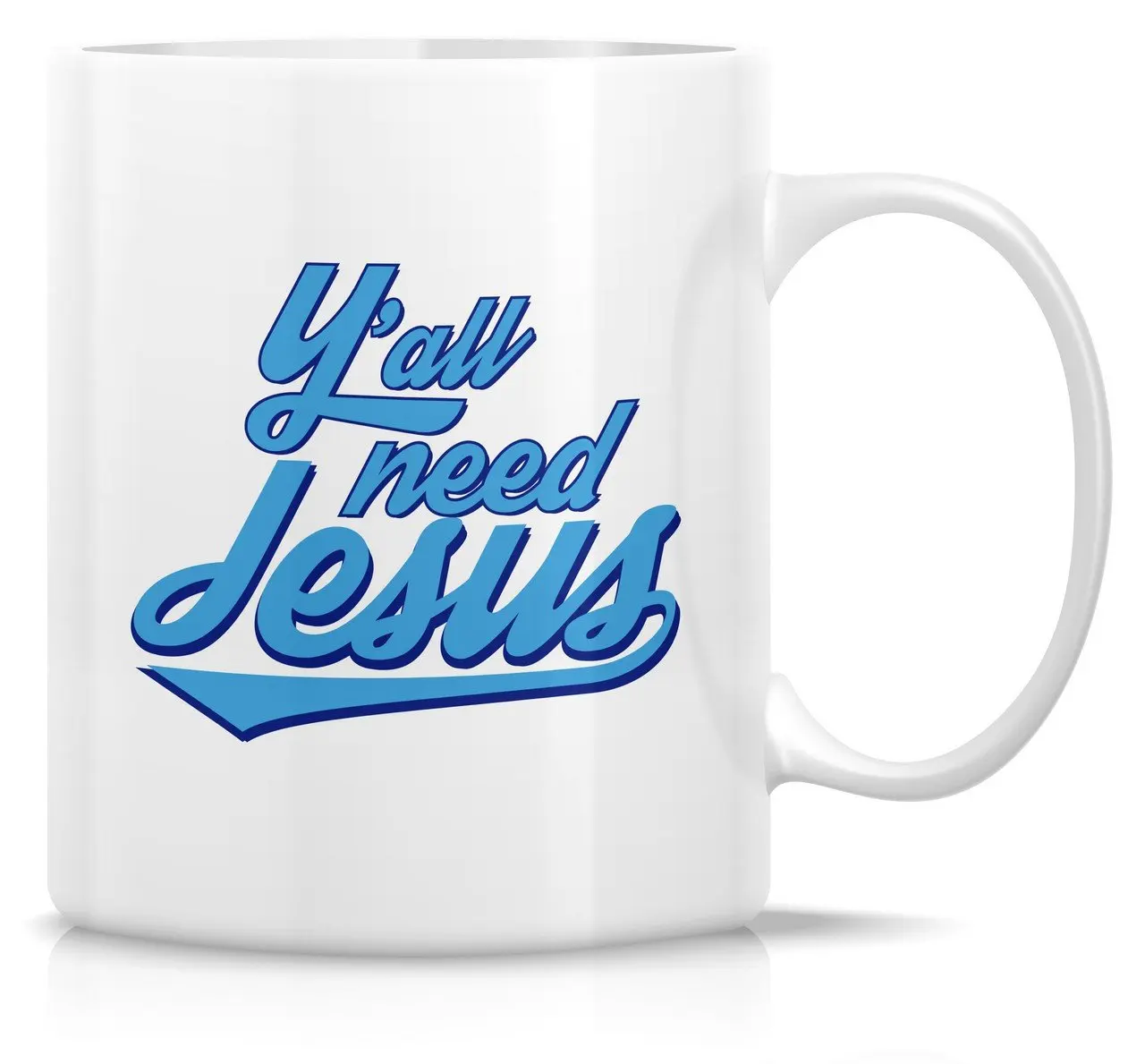 Забавная кофейная кружка с изображением Иисуса 11 унций белая кружка|Кружки| |