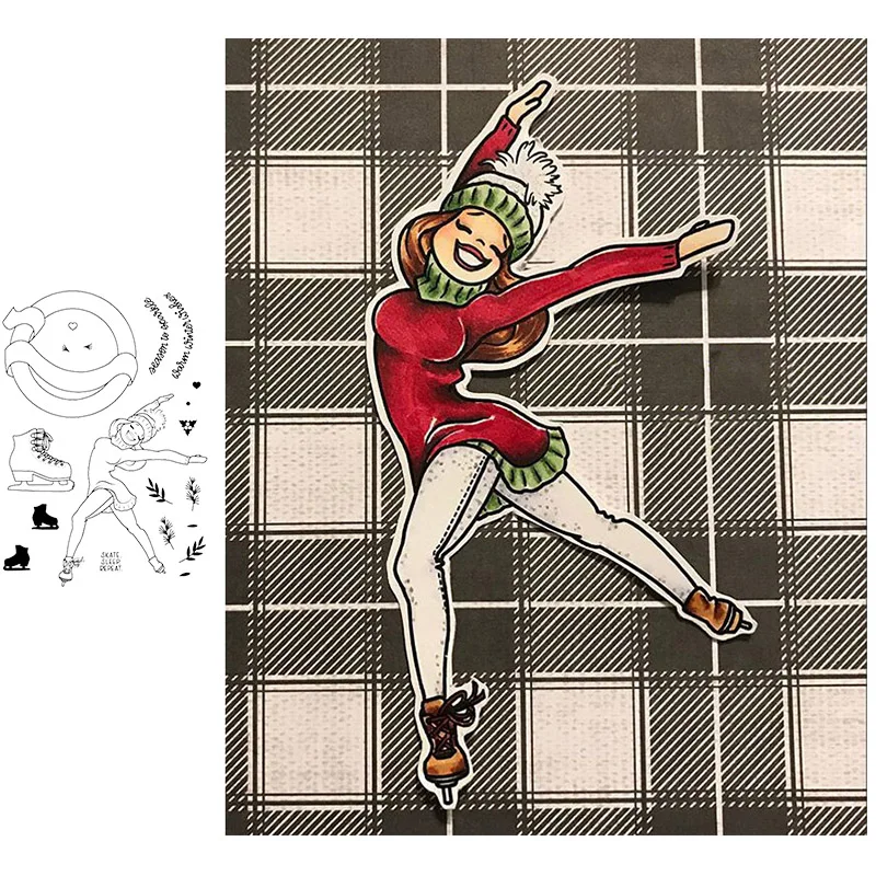 Силиконовые прозрачные штампы для скейтбординга 2020|Штампики| |