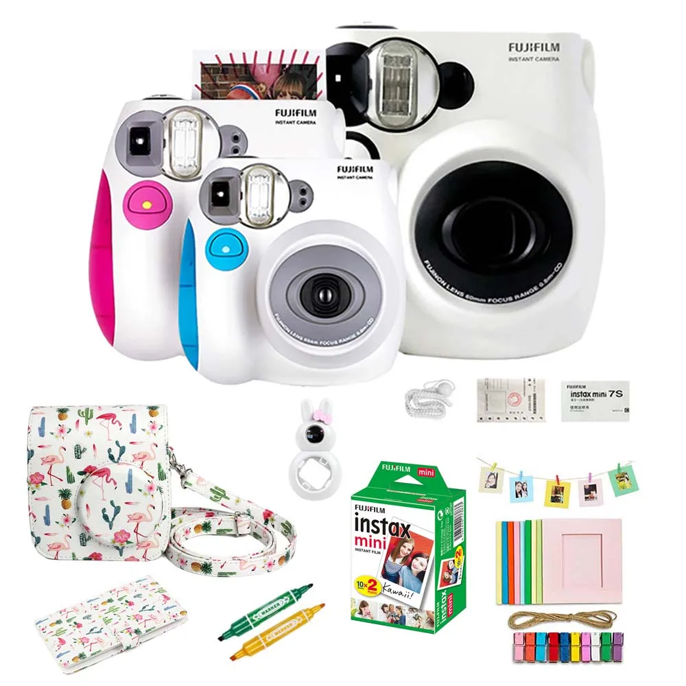 Чехол-сумка для камеры Instax из искусственной кожи для моментальной камеры Fujifilm Instax Mini 7s 7c и камеры Polaroid PIC-300