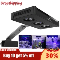 led spectra nano aquarium light 30w saltwater lighting with touch control for coral reef fish tank us eu plug lighting planted