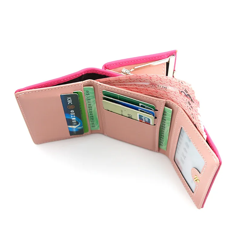 

2020 Women Small Wallets New Cartoon Cute Corgi Dog Design Ladies Wallets PU Leather Female Short Money Purses With Coin Pocket