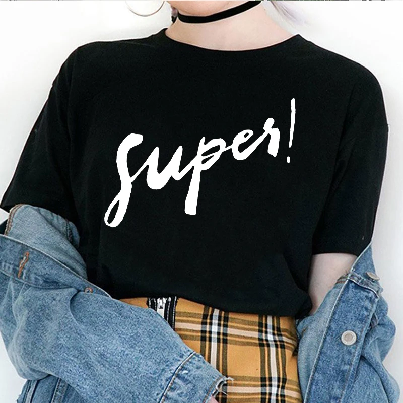 Женская футболка с буквенным принтом Tumblr Ulzzang летняя большого размера в