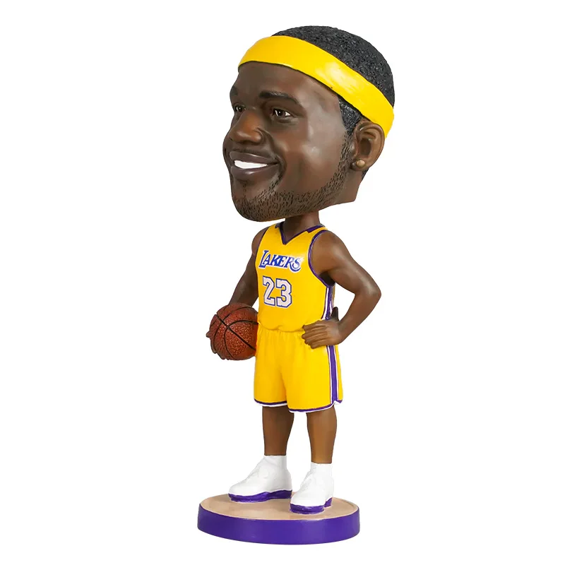 

Home Decoration Resin Model Shakeable Action Figures Toys for NBA Basketball Star Kawhi Leonard Kobe Bryant Dolls Creative Gifts
