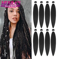 mirras mirror braiding hair extensions synthetic hair for braids ombre pre stretched jumbo braids hair hot water setting braid