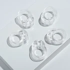 Прозрачная защитная накладка на дверную ручку из силикагеля, 1 шт.