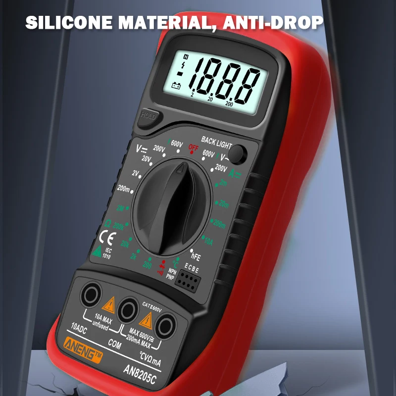 Цифровой мультиметр/амперметр постоянного тока тестер мультиметр с термопарой