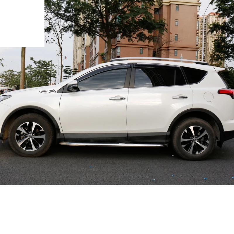 

lsrtw2017 abs car hood head body fender sticker trims for toyota rav4 2013 2014 2015 2016 2017 2018 xa40 auto chrome front
