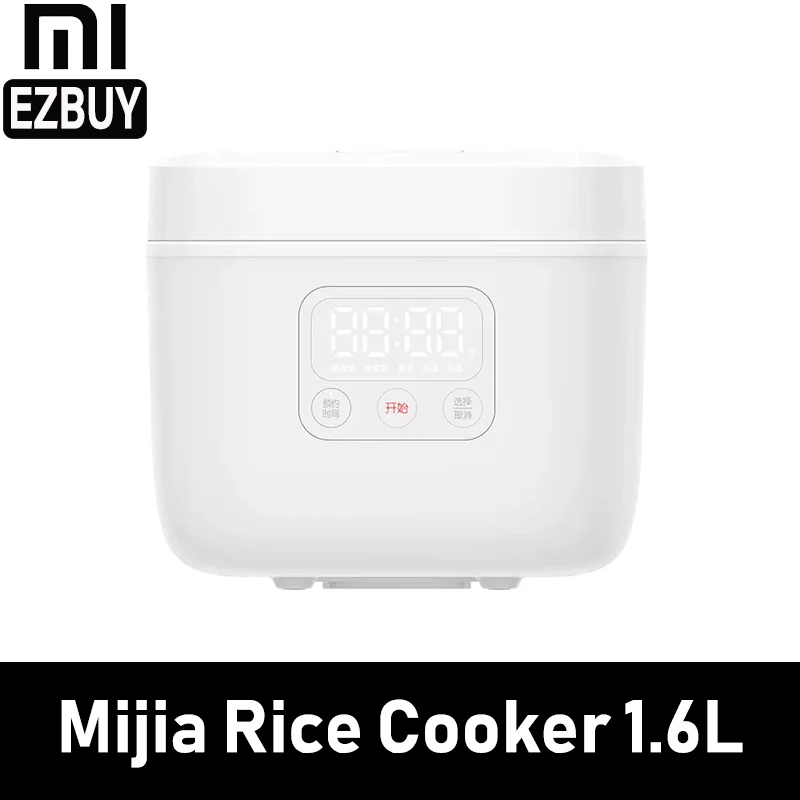 Xiaomi Mijia электрическая рисоварка 1.6л маленькая рисоварка назначение 1~ 2 человек Кухня Мини машина умный светодиодный дисплей