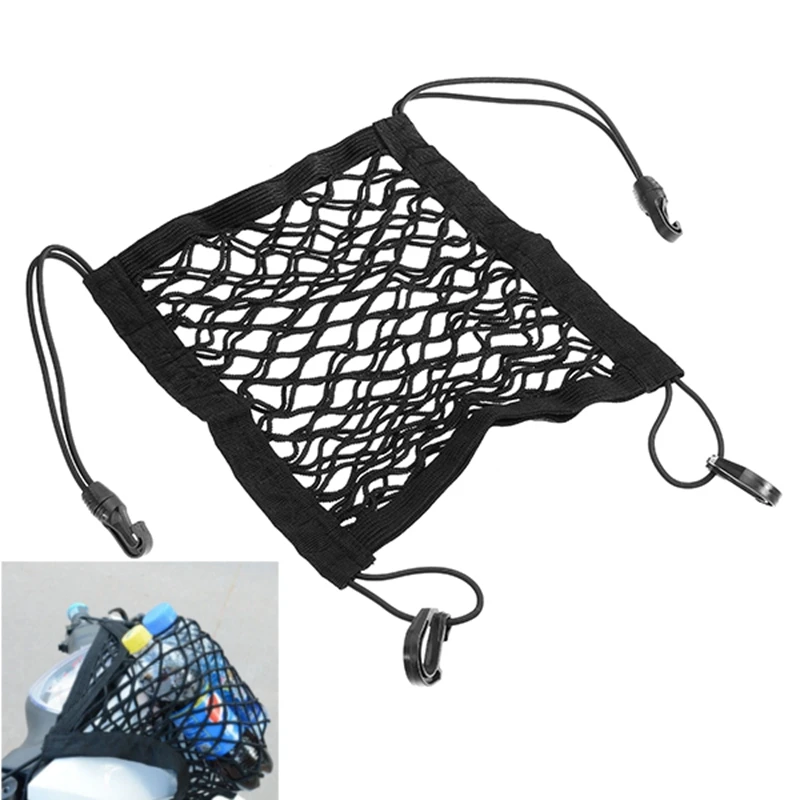 

Motorcycle Luggage Net Hook Hold Bag Cargo Bike Scooter Mesh Fuel Tank Luggage Equipaje Motorcycle Helmet Storage Trunk Bag
