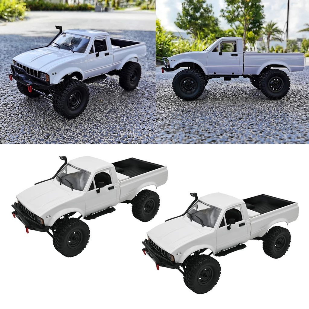 

1/16 Remote Control Truck, 2.4Ghz 4WD Rock Crawler Vehicle, Rechargeable Electric Toy for Boys & Girls