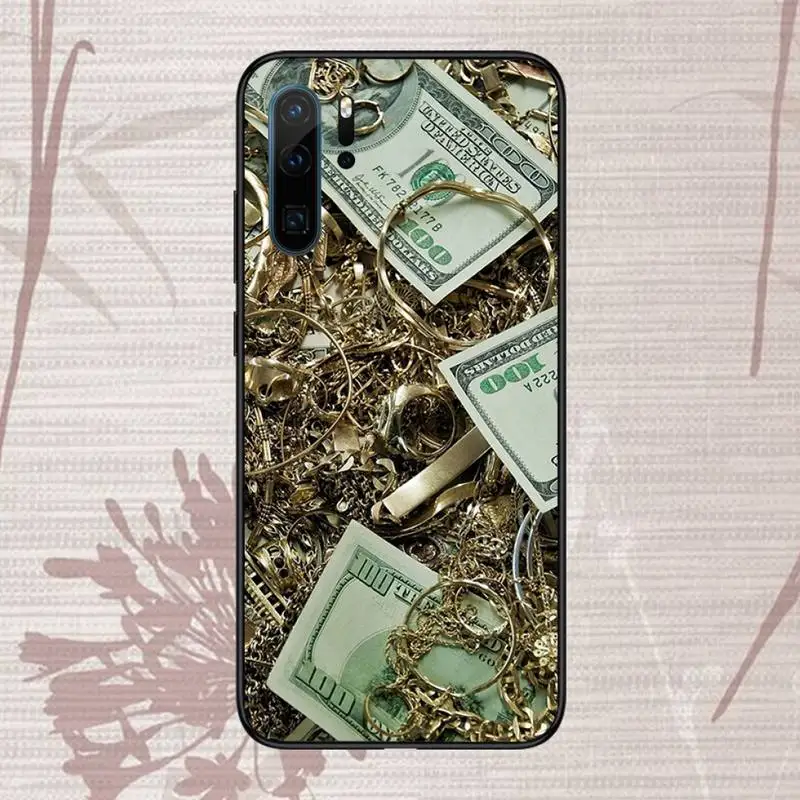 

Money Dollar Rouble Pound Phone Case For Huawei P20 P30 P40 lite Pro P Smart 2019 Mate 10 20 Lite Pro Nova 5t