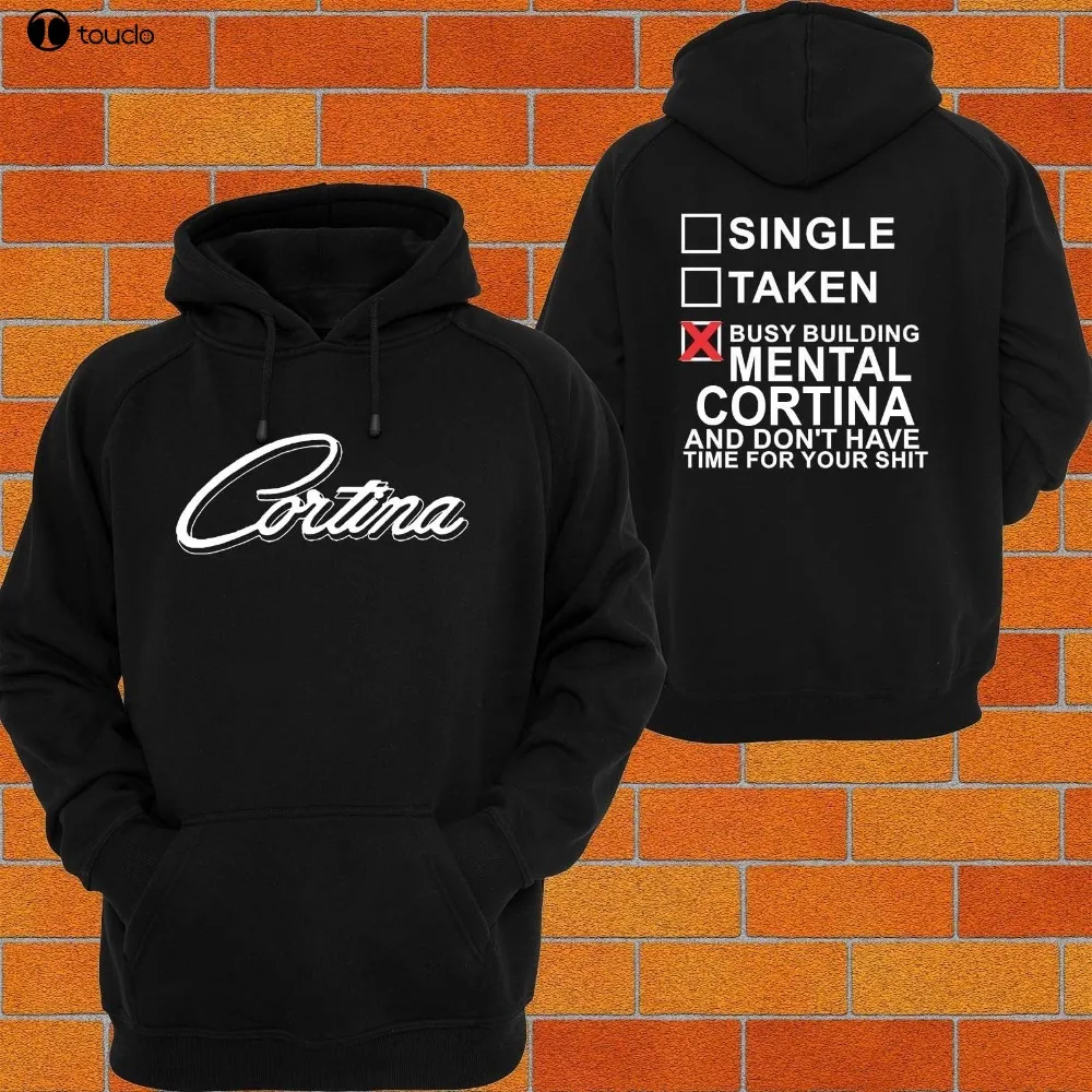 

2019 fashion man Hoodie TC Cortina Mark 1 MKII Mark 11 Badge V6 V8 Race Drift Burnout Turbo Sweatshirt