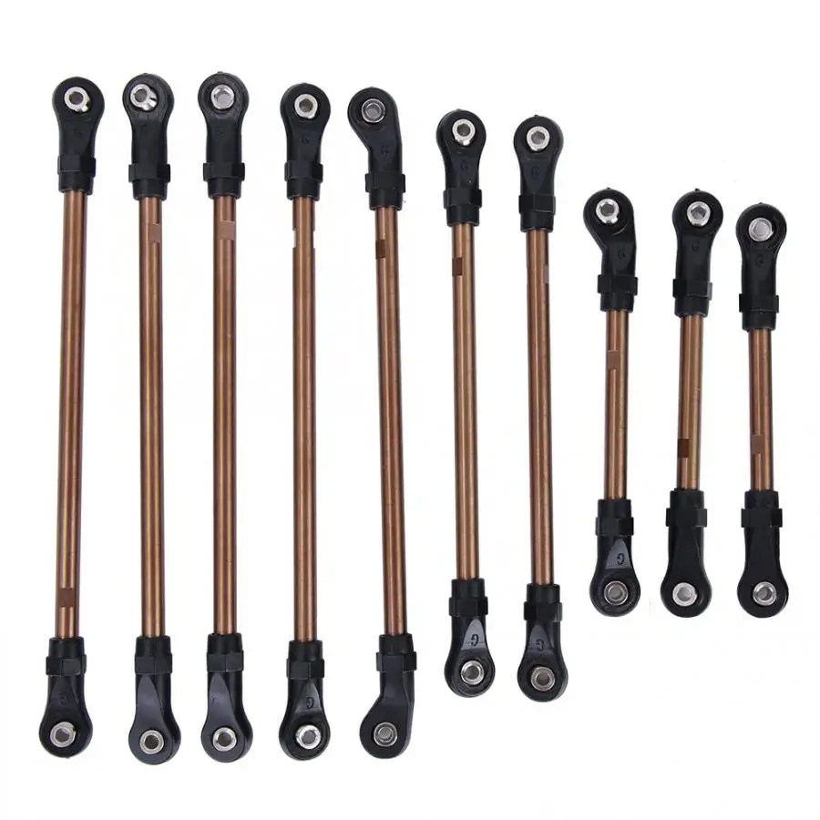 10 шт. RC Гусеничный стержень из нержавеющей стали трос 324 мм колесная база