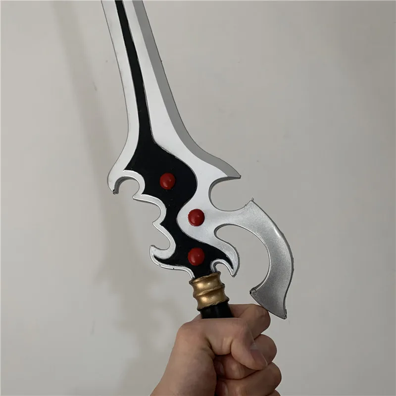 Cos подарок 80 см 1:1 Китайский Тай Чи черный белый цвет Меч дракона Косплэй Оружие