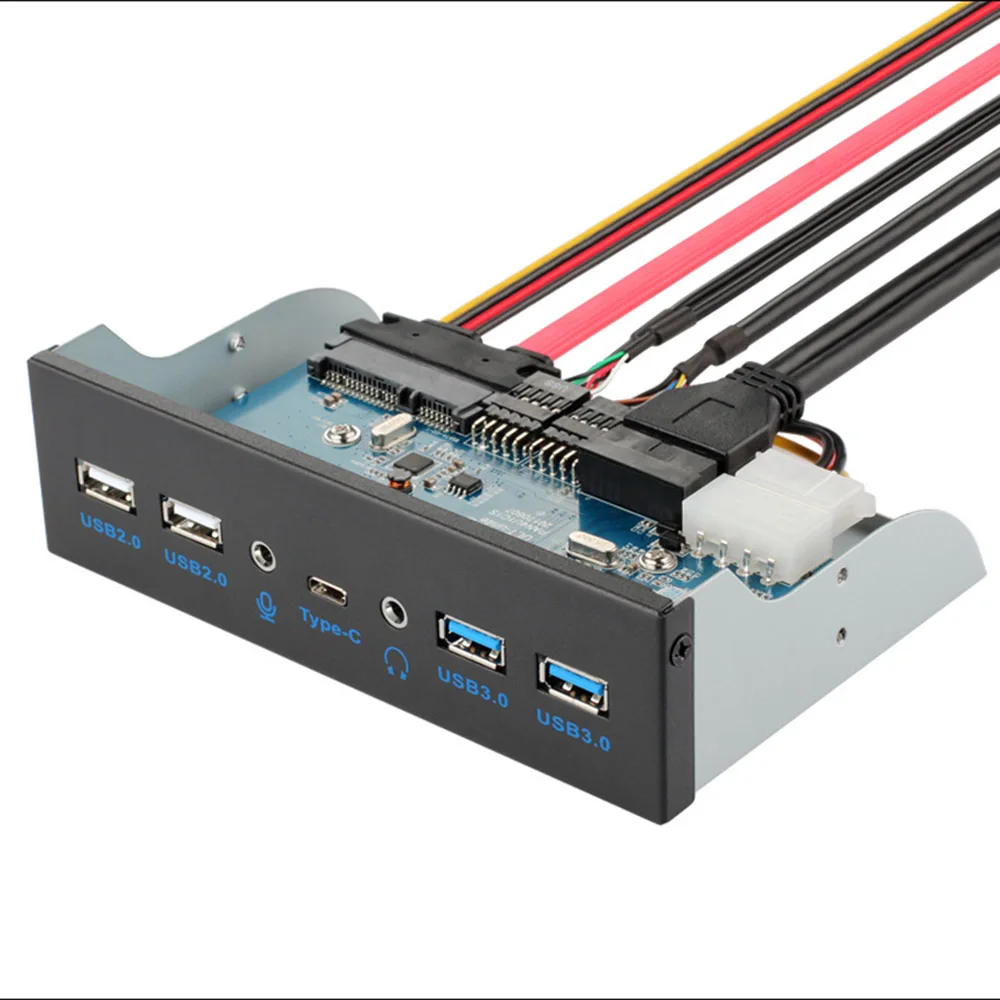USB2.0 USB 3 0 TYPE C хаб Spilitter USB3.0 спереди Панель 5 мм HD аудио микрофонный разъем для