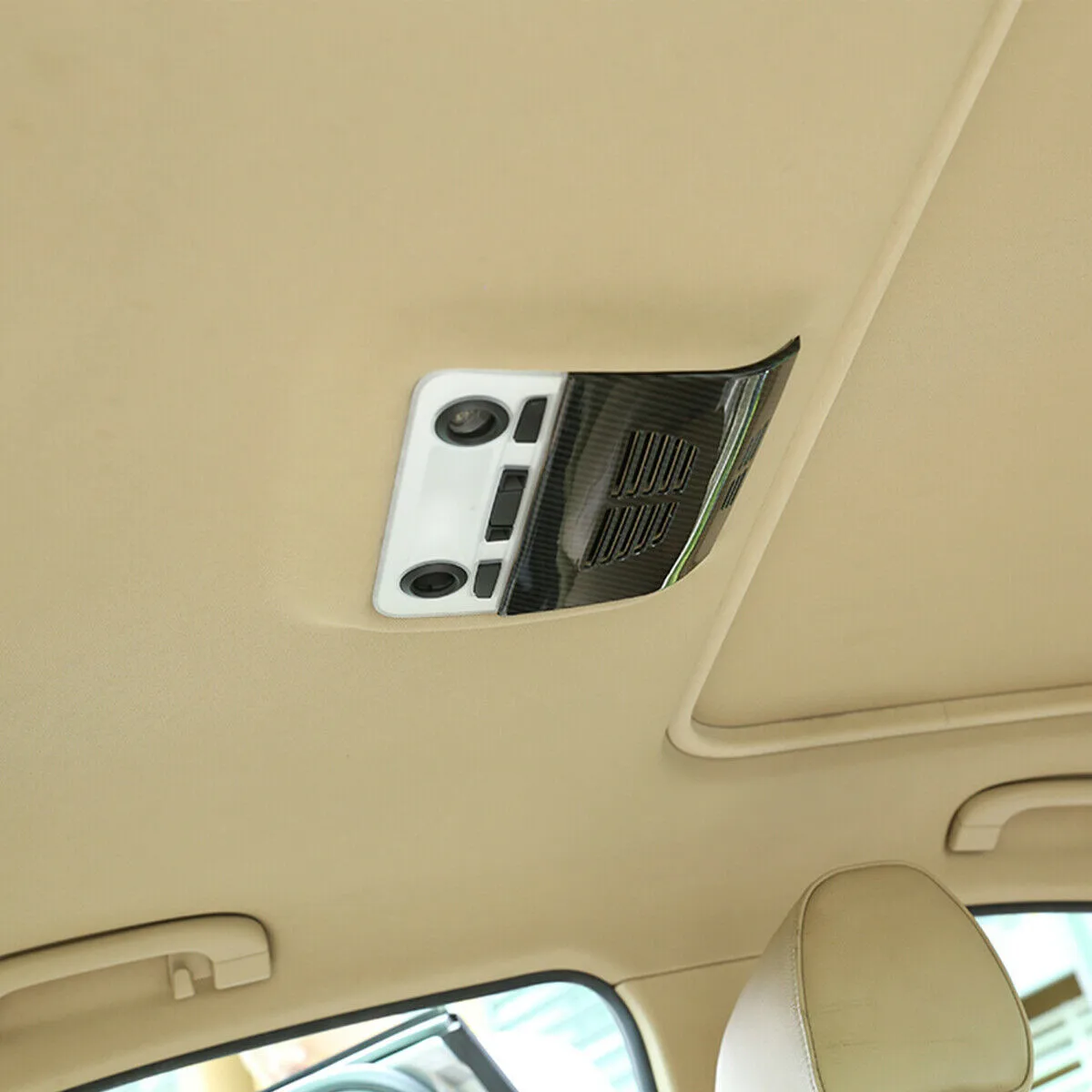 

Trim Frame Cover Reading Light ABS Carbon Fiber Rear Practical High Quality