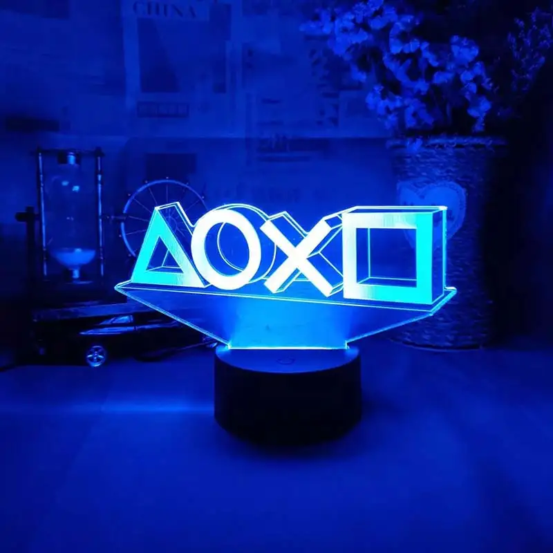 Настольная лампа для игровой комнаты декоративный светодиодный ночник на стол