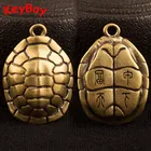 Брелок для ключей из чистой меди с изображением мифических животных черепахи