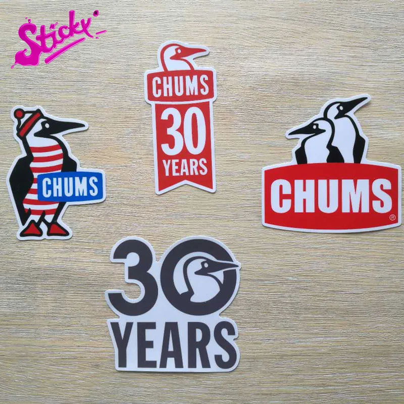 

STICKY Luxury Penguin Badge Brand Car Sticker Decal Decor Motorcycle Off-road Laptop Trunk Guitar PVC Vinyl Stickers