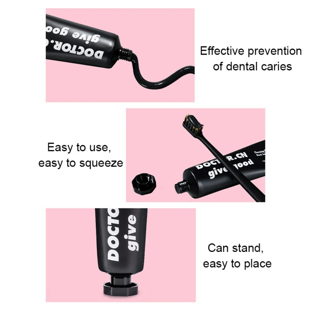 

100g Removes Stains Teeth Whitening Toothpaste Activated Carbon Bamboo Charcoal Toothpaste