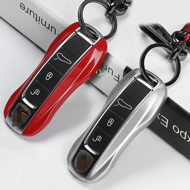 Высококачественный автомобильный чехол для ключей из АБС углеродного волокна