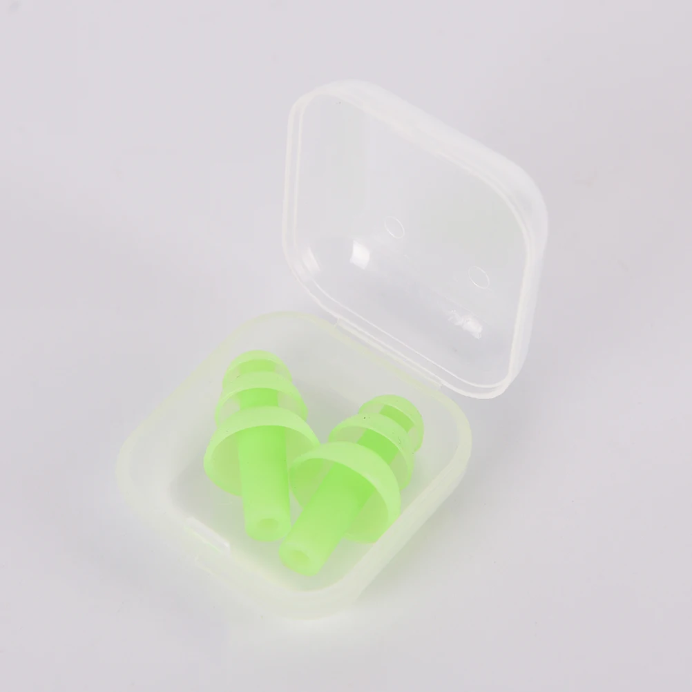1 пара мягких силиконовый Плавание ming уха Вилки звук беруши для снижения уровня