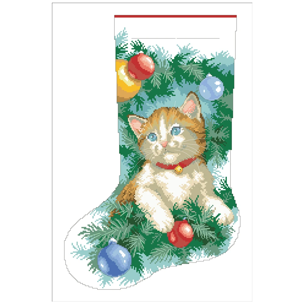 Скидка Набор для вышивки крестиком, хлопковая шелковая нить, 18/14/11 шт.