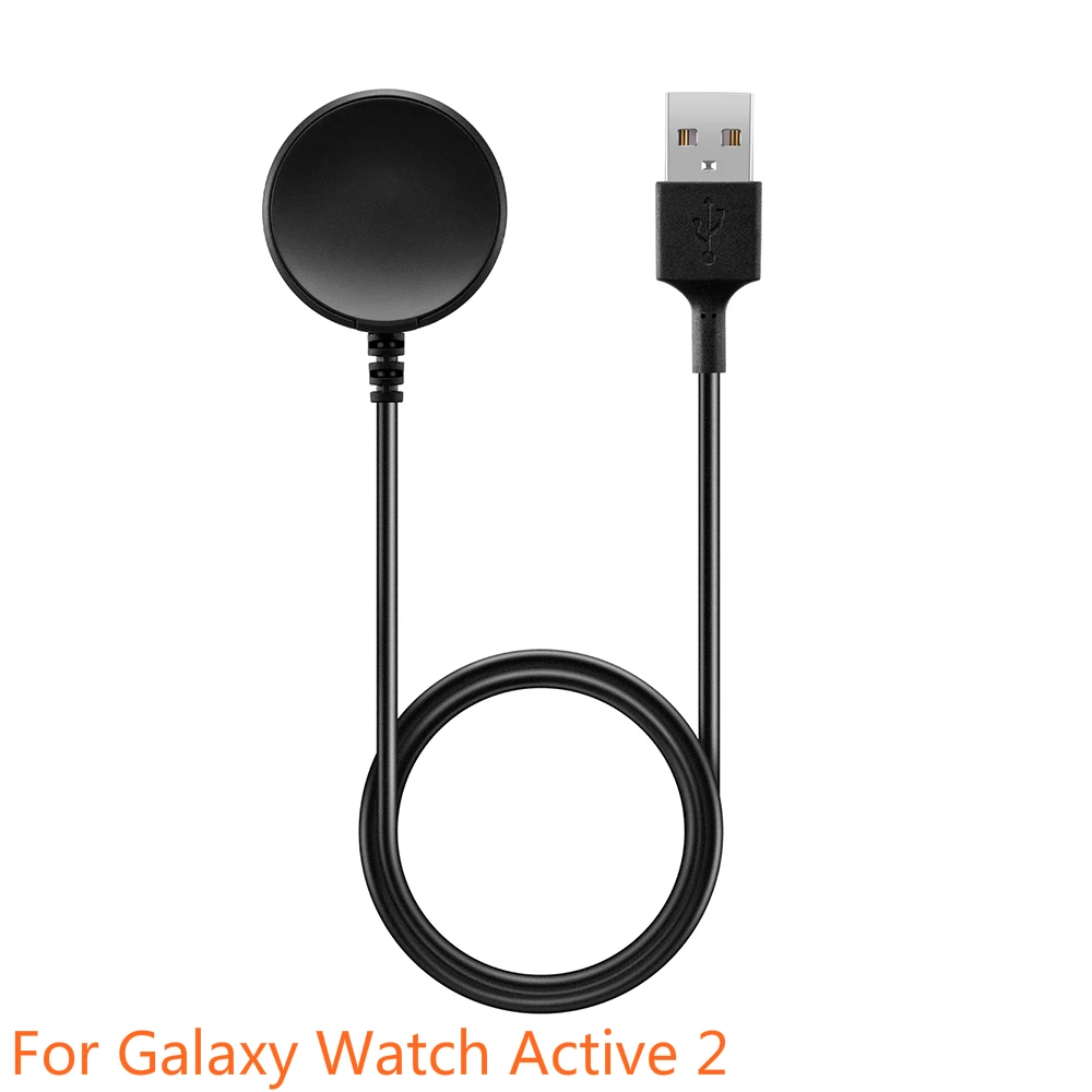 USB быстрое зарядное устройство кабель провод зарядное устройство для Galaxy Watch Active 2 usb зарядная док-станция Беспроводное зарядное устройство Колыбель Смарт-часы аксессуары