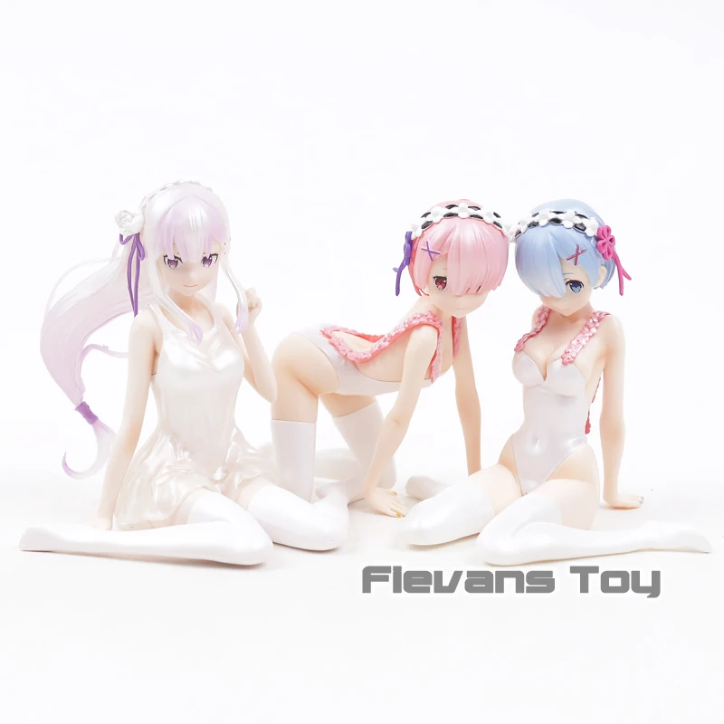 Re:Zero Начальная жизнь в другом мире Emilia Rem Ram нижнее белье Ver. Коллекционная модель