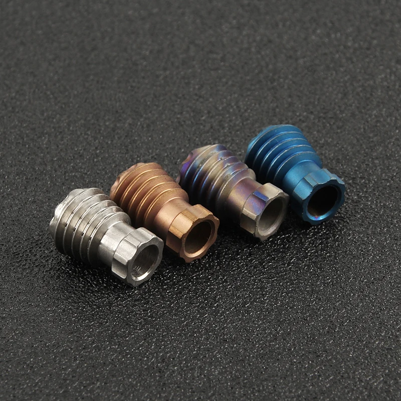 Сделай Сам TC4 титановый сплав нож бусины ПАРАКОРД БРЕЛОК бусина Зонт веревка шнур