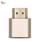 COVYIV HDMI совместимый виртуальный дисплей HDMI муляж 4K муляж штекер DDC EDID Чит виртуальный штекер эмулятор адаптер для майнинга
