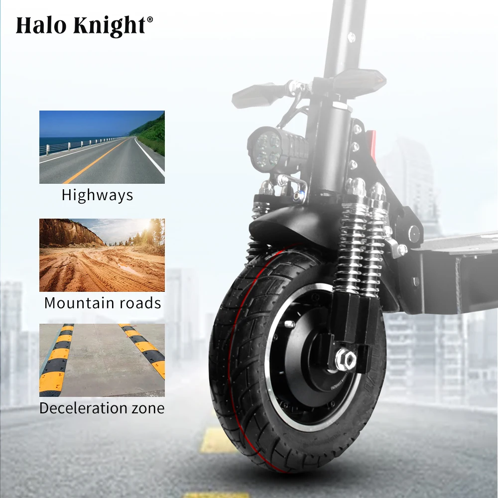Halo Knight T104 2000W 70km/h EU Stock Electric Scooter With 25km/h Speed Limit Dual Motor Adult Powerful Motorcycle Escooter | Спорт и