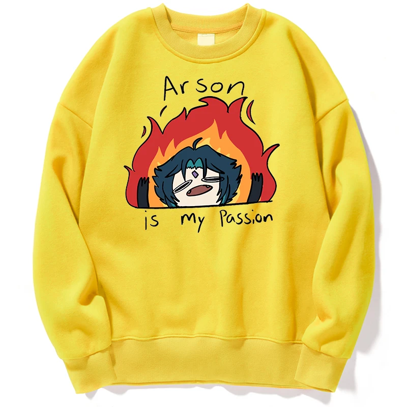 

Толстовка Arson Is My Passion, уличная одежда, Симпатичные хлопковые толстовки, пуловеры, толстовка, пуловер, толстовка с круглым вырезом, уличные То...