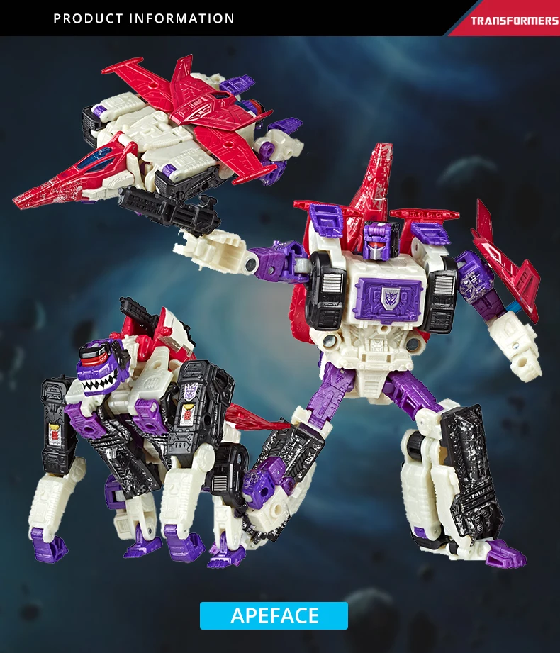 Hasbro Трансформеры игрушки финальная Битва за Cybertron поколения войны за Cybertron Voyager WFC-S50 Apeface тройной чейнджер 7 дюймов