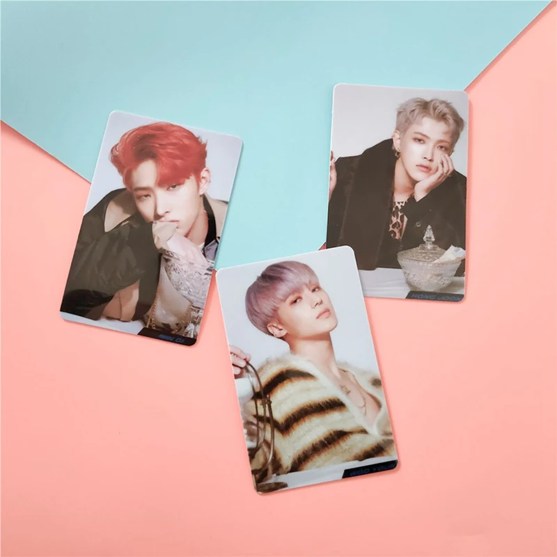 10 шт./компл. наклейки для карт Kpop ATEEZ новый альбом ACTON ответа Ateez фотостудия с