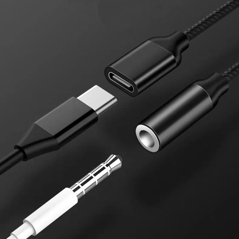 USB-адаптер для наушников 3 5 мм Type-C | Мобильные телефоны и аксессуары