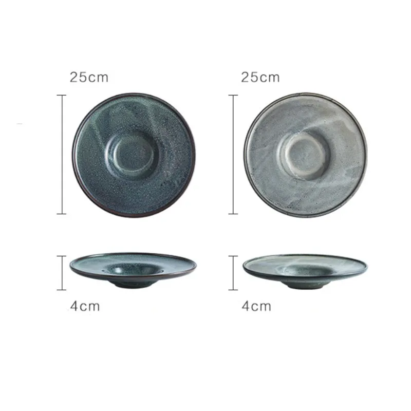 European Creative Personality Ceramic Western Pasta Dish Soup Straw Hat Dessert Plate Kitchen Dinnerware Home Deep | Дом и сад