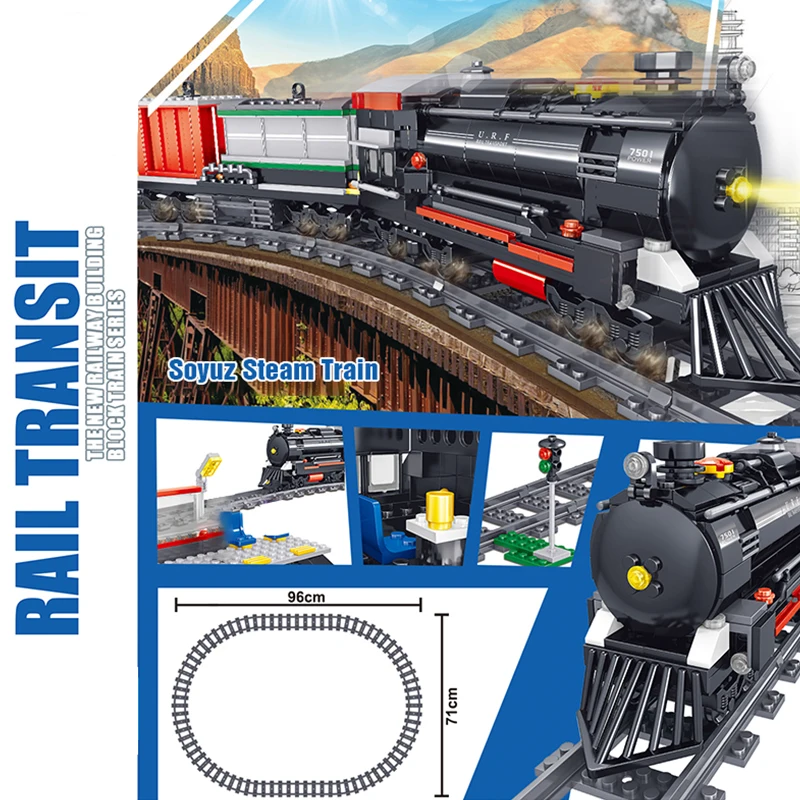 Лего Technic Creator дизайн железнодорожных перевозок серии модель транспортировка