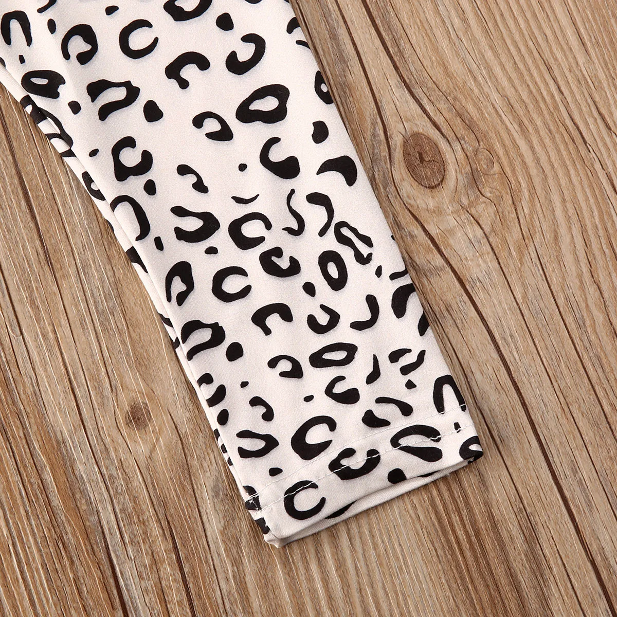 

Girl Leopard Leggings Trousers Stretch Cotton Pants Bottoms Casual Girls Elastic Waist Pencil Pants Stretch Autumn 2-7Years