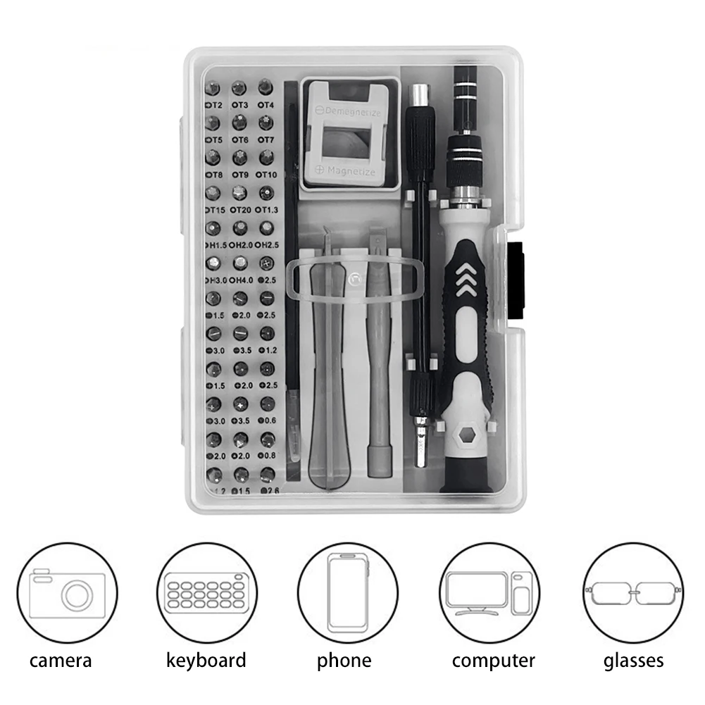 

New 45 in 1 Screwdriver Set Torx screwdriver Precision Screw Driver Bit Set Phone Repair Tools Screwdriver set watch repair tool