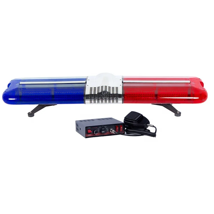 

120watts cop car lights police vehicle red blue light bar emergency warning lightbar with siren speaker