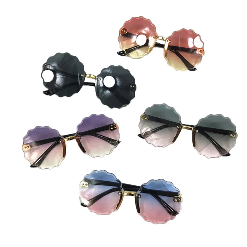 Солнцезащитные очки для малышей девочек и мальчиков модные солнцезащитные в