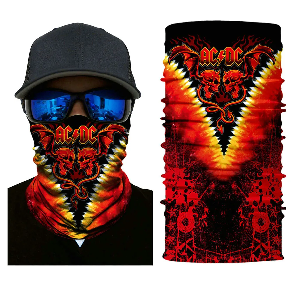 

Ghost Skull Face mask Bandana Motorcycle Face Durag Shield Halloween Multifunctional Bandana Tube Headwear Magic Seamless Scarf